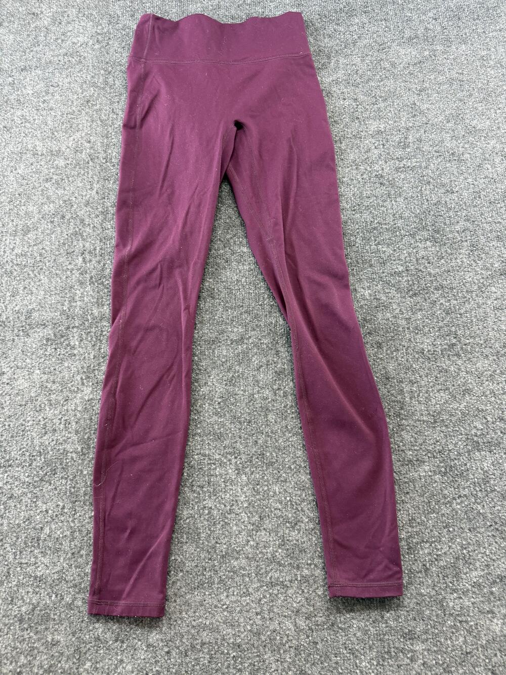 Fabletics Leggings Womens XS Purple High Rise Ankle Yoga Gym Pants Stretch